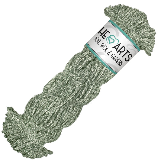 HEARTS MEDIUM 5 MM DONKERGROEN ECRU 100M