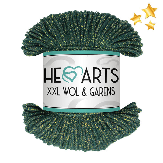 MINI Katoen 3MM GOLDEN DONKER GROEN 100m