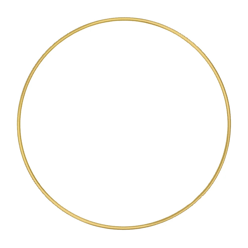 Metalen ring GOUD 30 cm