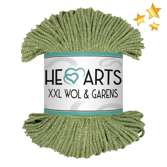 MINI Katoen 3MM GOLDEN OLIJF GROEN 100m