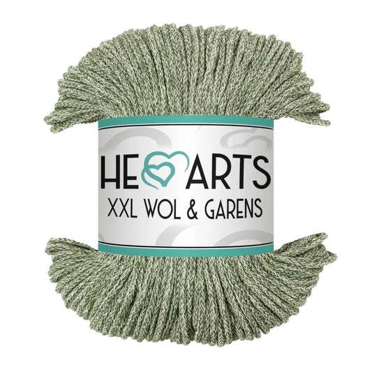 MINI Katoen 3MM OLIJF GROEN NATUREL 100m