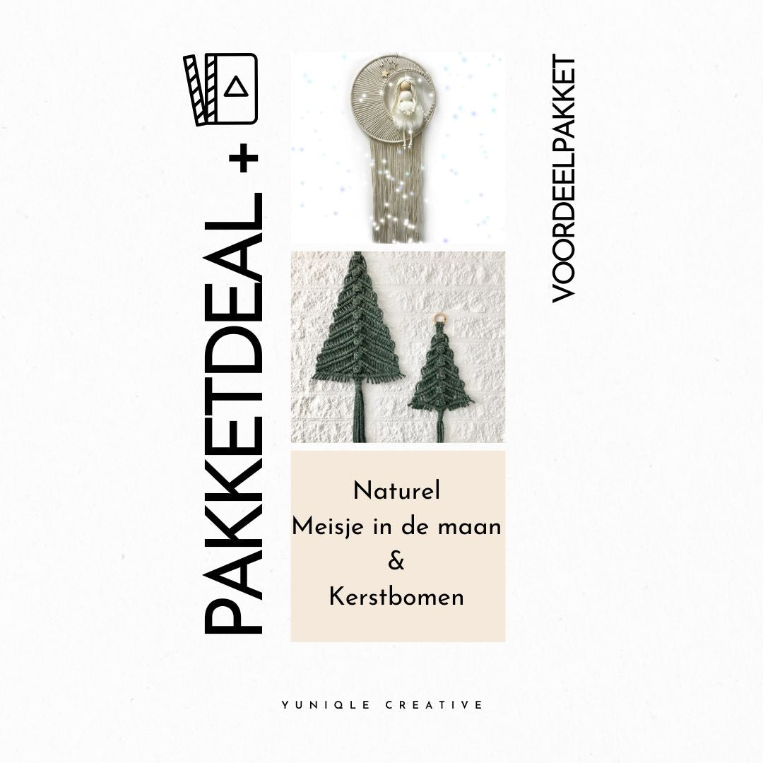 PAKKETDEAL IN DE MAAN + KERSTBOMEN