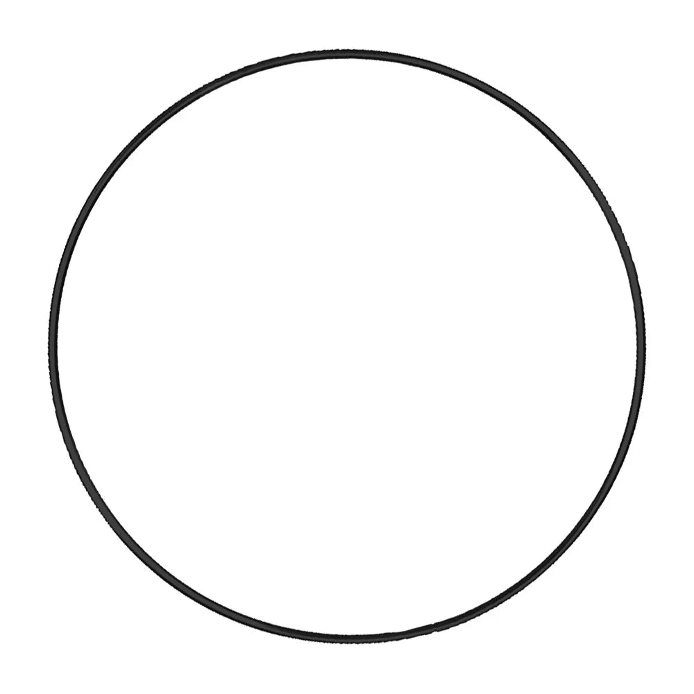 Metalen ring ZWART 15 cm