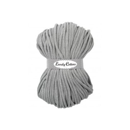 Lovely Cottons 9MM GRIJS MET ZILVERDRAAD