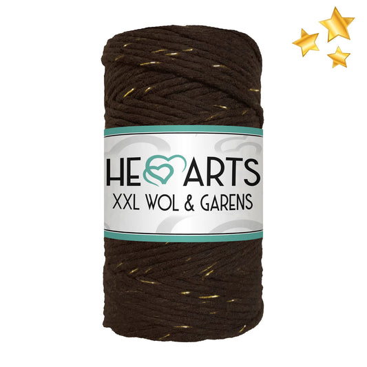 Single Twist 3MM Golden Dark Chocolade 100M