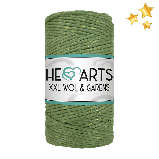 Single Twist 3MM Golden Olive 100M
