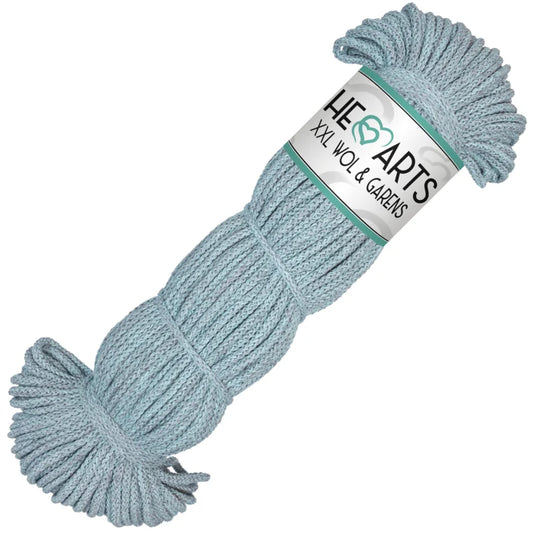HEARTS MEDIUM 5 MM AQUA GRIJS 100M