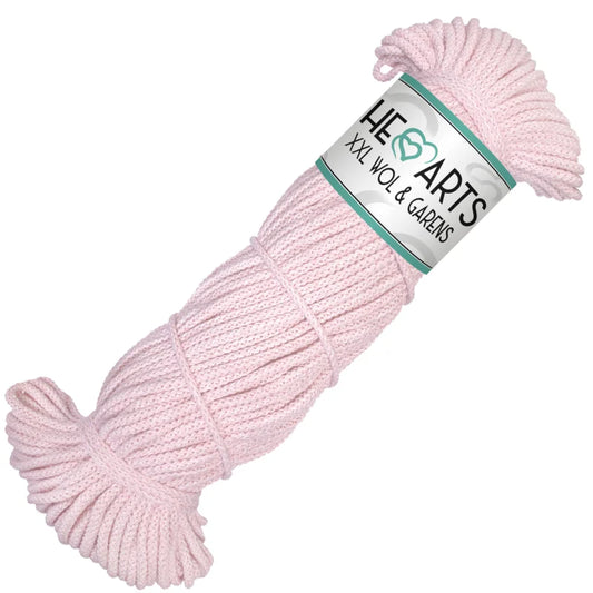 HEARTS MEDIUM 5 MM BABY ROZE WIT 100M