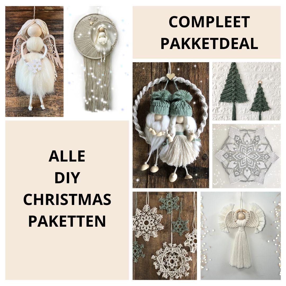 ALLE DIY PAKKETTEN CHRISTMAS EDITION 2024