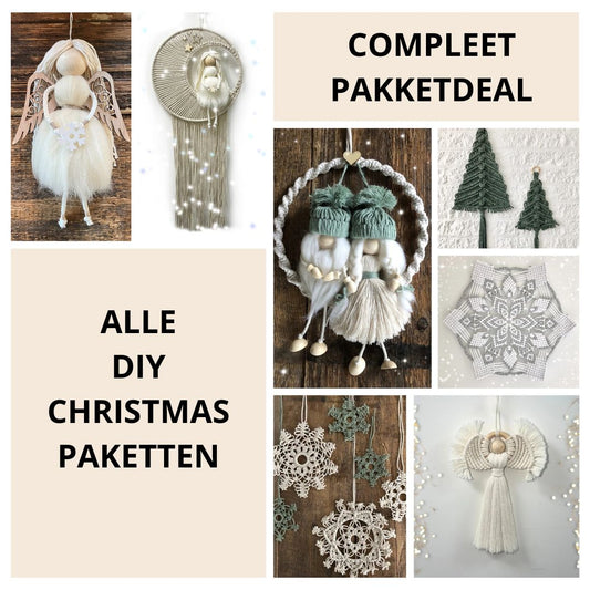 ALLE DIY PAKKETTEN CHRISTMAS EDITION 2024