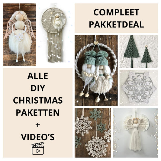 ALLE DIY PAKKETTEN CHRISTMAS EDITION 2024 + VIDEO