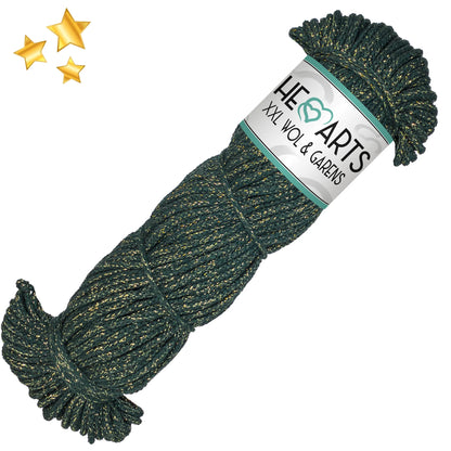 MEDIUM 5 MM GOLDEN DONKERGROEN 100M