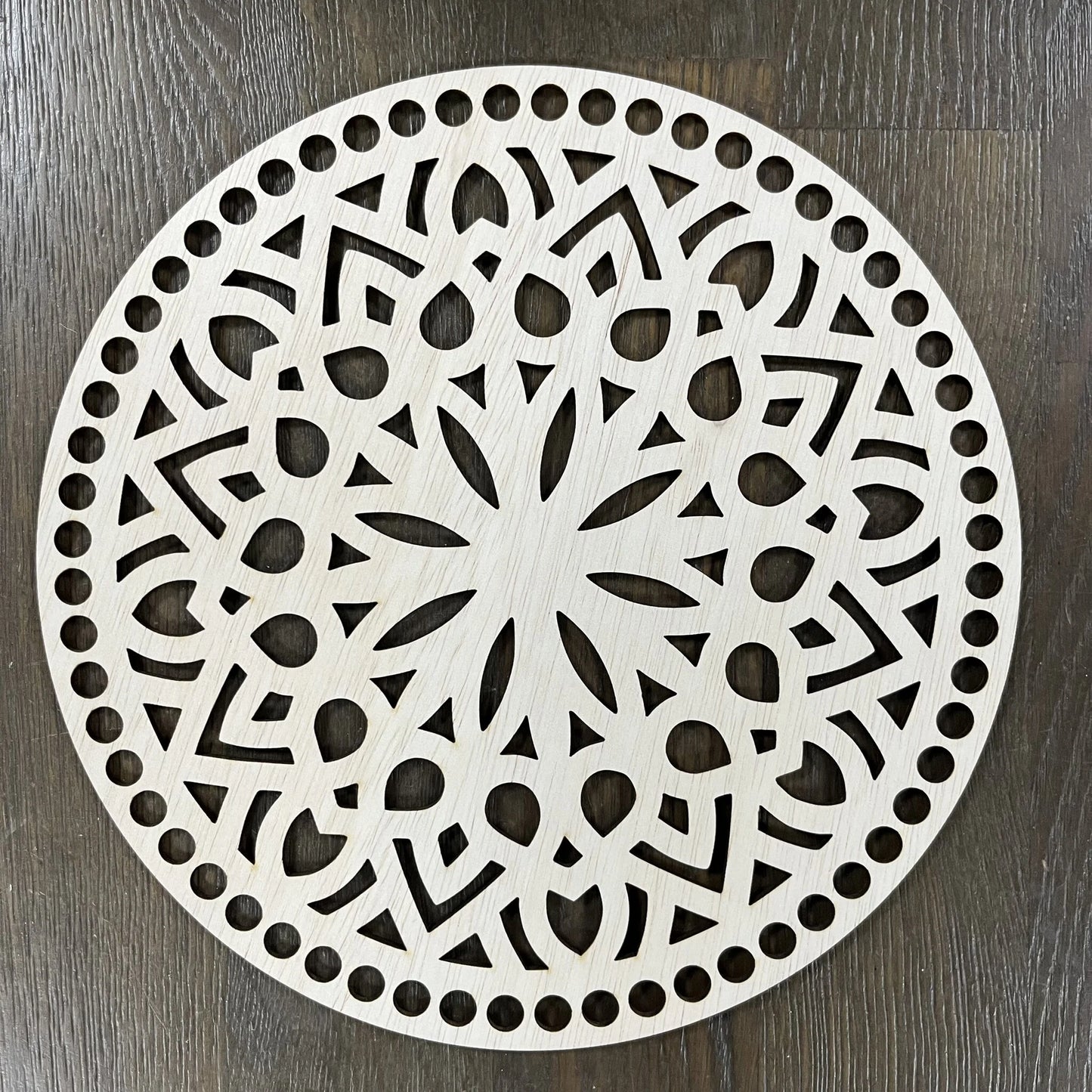 Houtsnijwerk Mandala CAL 2024 - 25cm