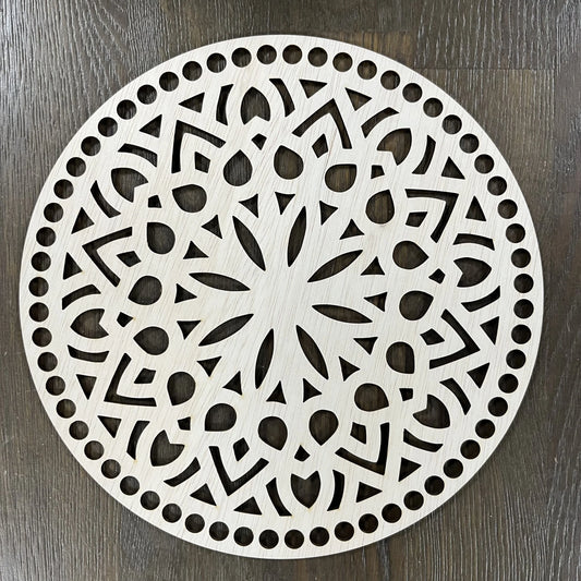 Houtsnijwerk Mandala CAL 2024 - 25cm