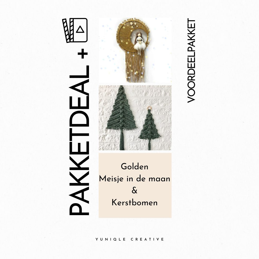 PAKKETDEAL IN DE MAAN + KERSTBOMEN