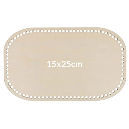 Blank hout geperforeerde bodem 15x25CM