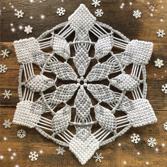 DIY GROTE SNEEUWVLOK (56 cm) + VIDEO
