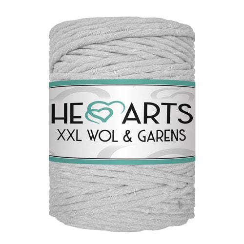 Hearts Single Twist 5MM LIGHT GREY