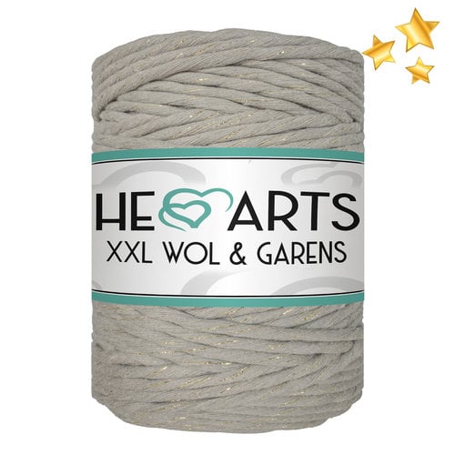 Hearts Single Twist 5MM GOLDEN BEIGE