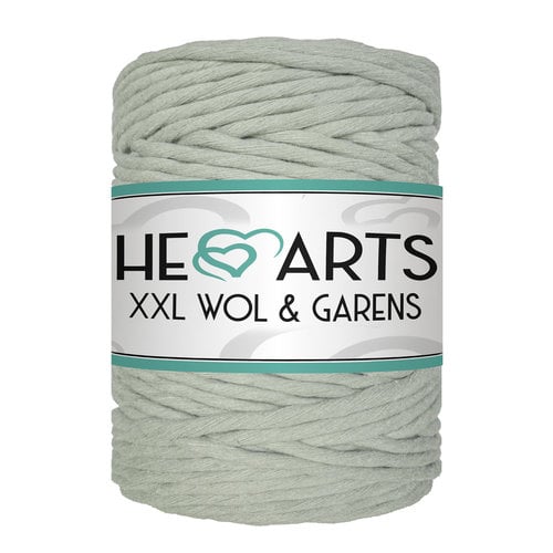 Hearts Single Twist 5MM LIGHT OLIVE