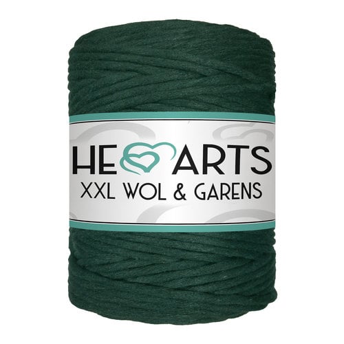 Hearts Single Twist 5MM DARK GREEN