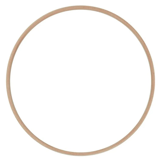Blanke Grote Houten Ring 10 cm