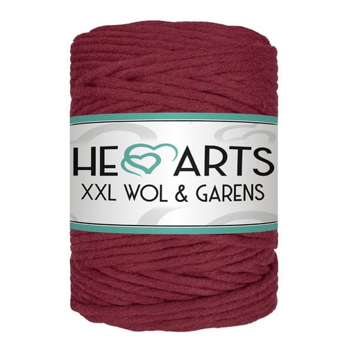 Hearts Single Twist 5MM BORDEAUX