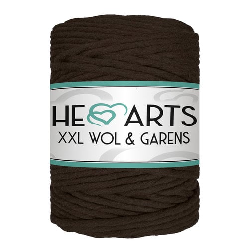 Hearts Single Twist 5MM DARK CHOCOLATE