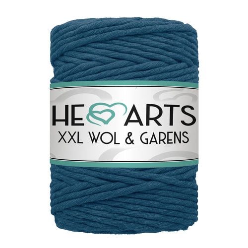 Hearts Single Twist 5MM PETROL