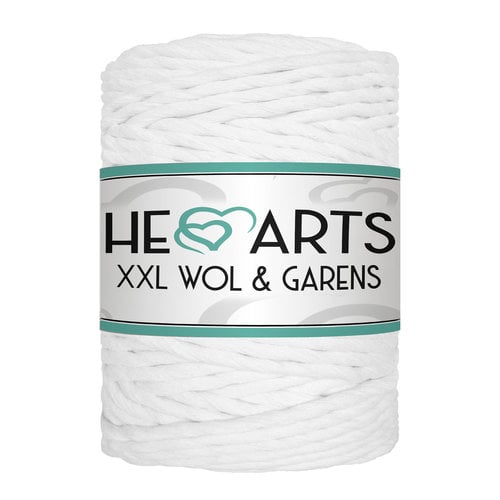 Hearts Single Twist 5MM WHITE